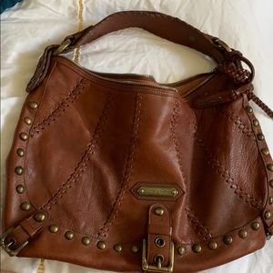 Isabella Fiore brown leather studded bag